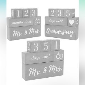 Wedding Countdown Calendar Block Engagement Gifts BRAND NEW IN BOX